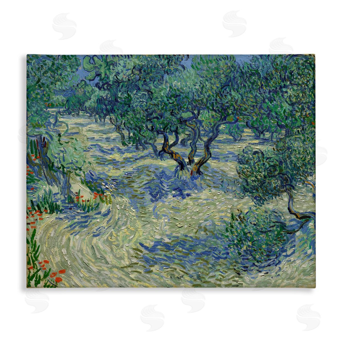 one1000paintings Classic Van Gogh Olive Orchard Canvas Wall Art Print