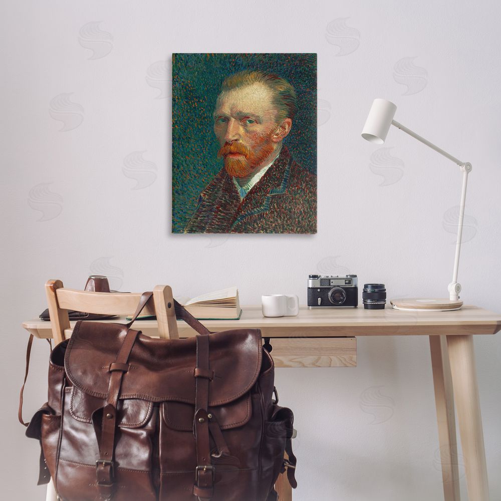 one1000paintings Van Gogh Self Portrait Canvas Wall Art Print in Room
