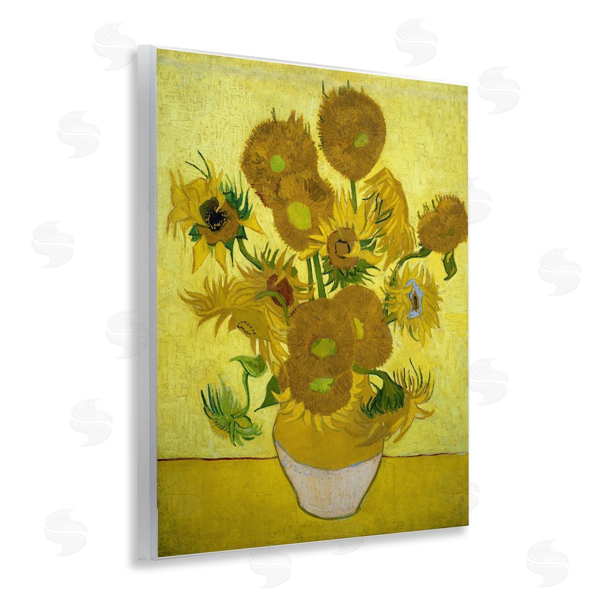 one1000paintings Van Gogh Yellow Sunflowers Wooden Wall Plaque Art Print