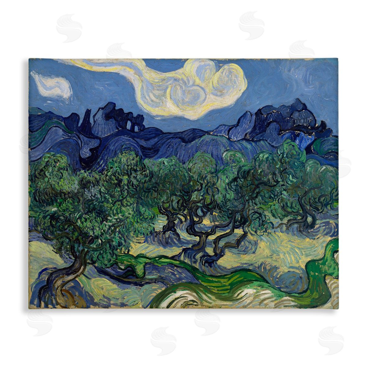 one1000paintings Van Gogh Olive Trees Landscape Canvas Wall Art Print