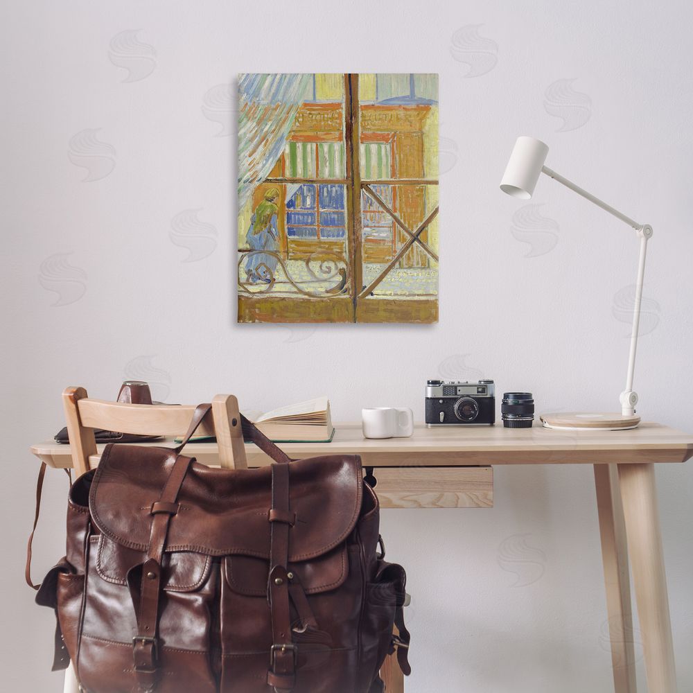 one1000paintings Van Gogh View of Butcher's Shop Canvas Wall Art Print in Room