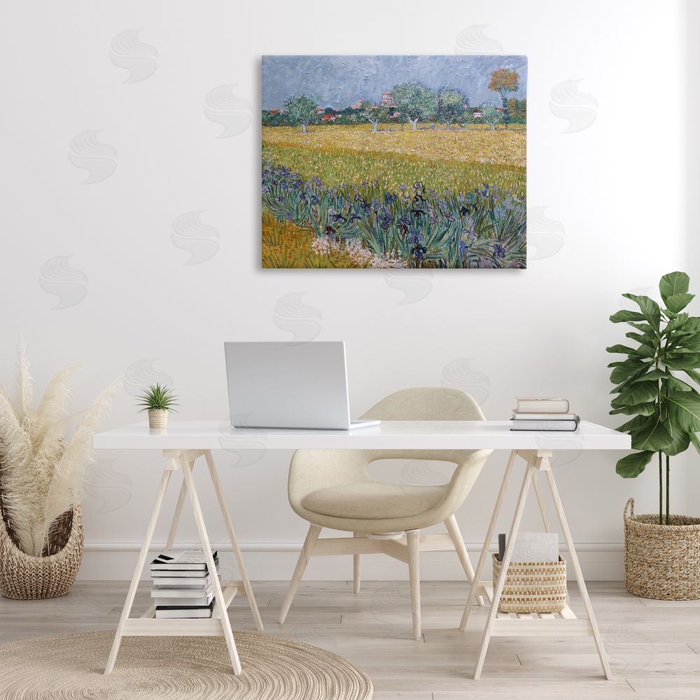 one1000paintings Van Gogh View of Arles Canvas Wall Art Print in Room