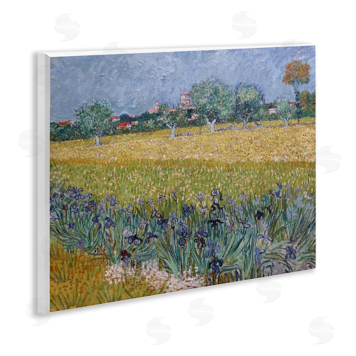 one1000paintings Van Gogh View of Arles Wooden Wall Plaque Art Print