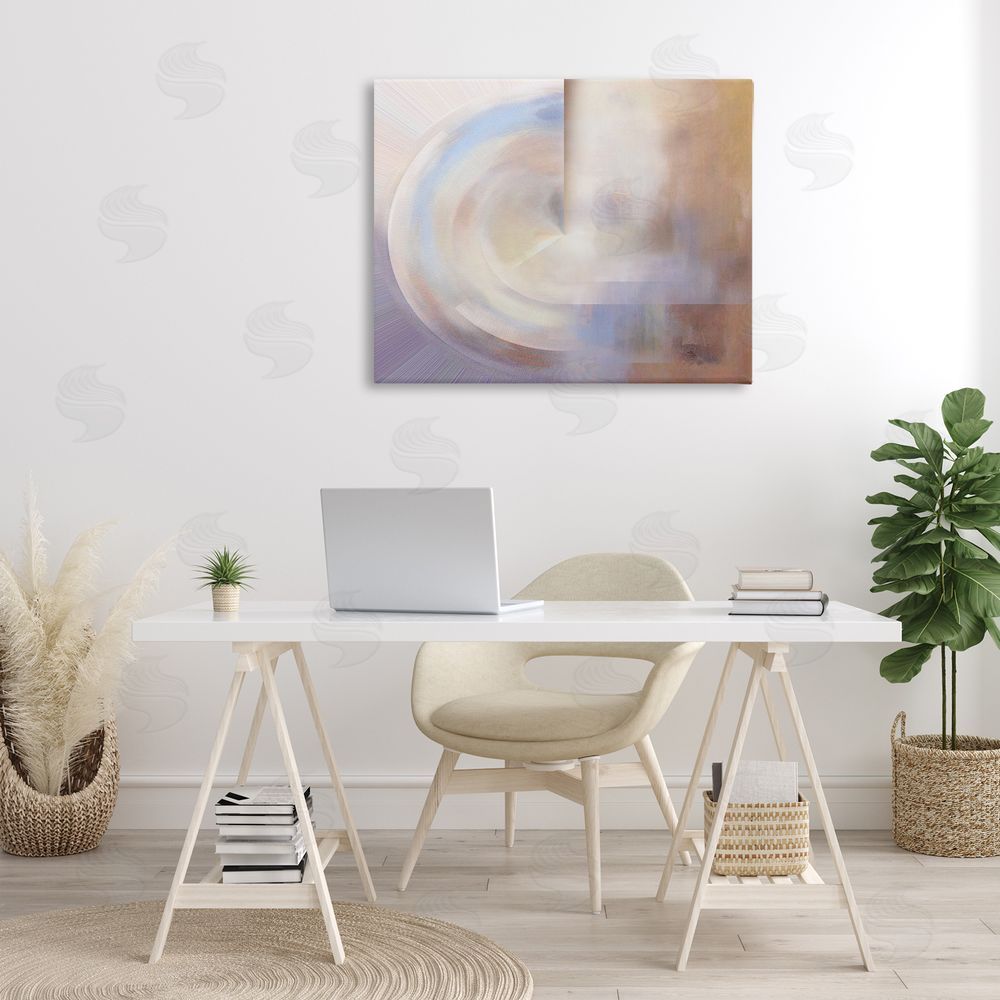 Noah Bay Ghosts of New York Abstract Canvas Wall Art Print in Room