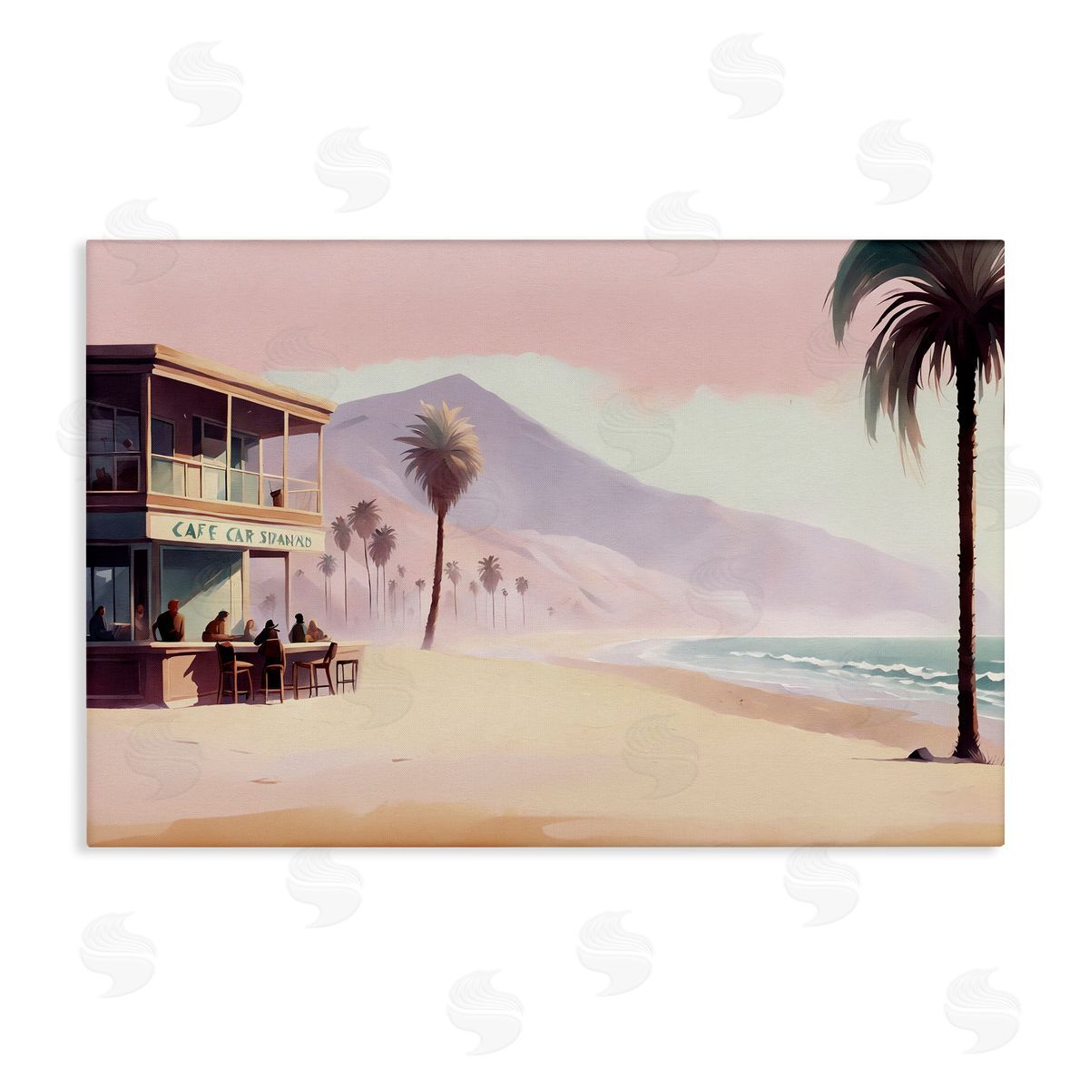 Noah Bay Café at Head Of Bay Canvas Wall Art Print