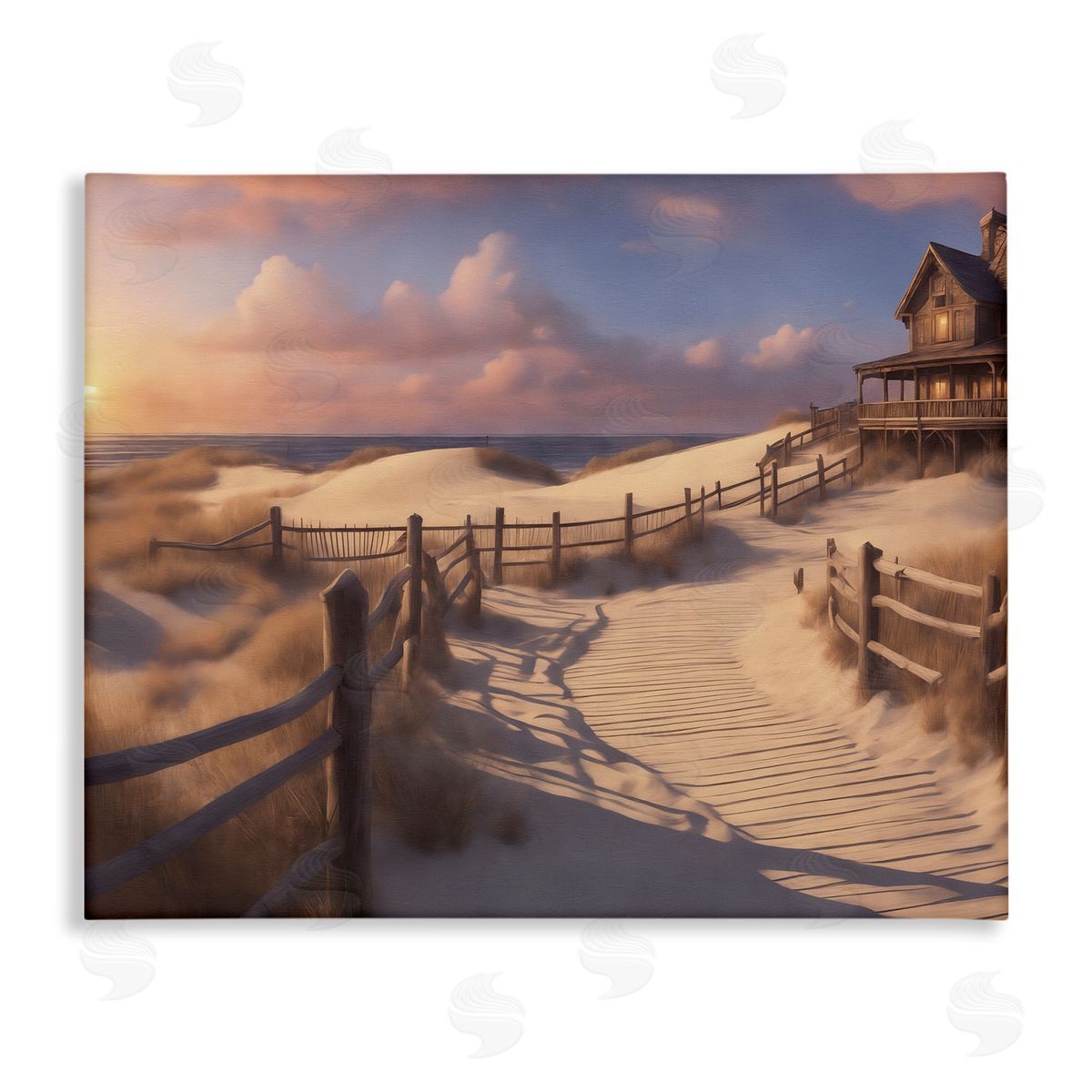 Noah Bay Hampton Dunes Landscape Canvas Wall Art Print