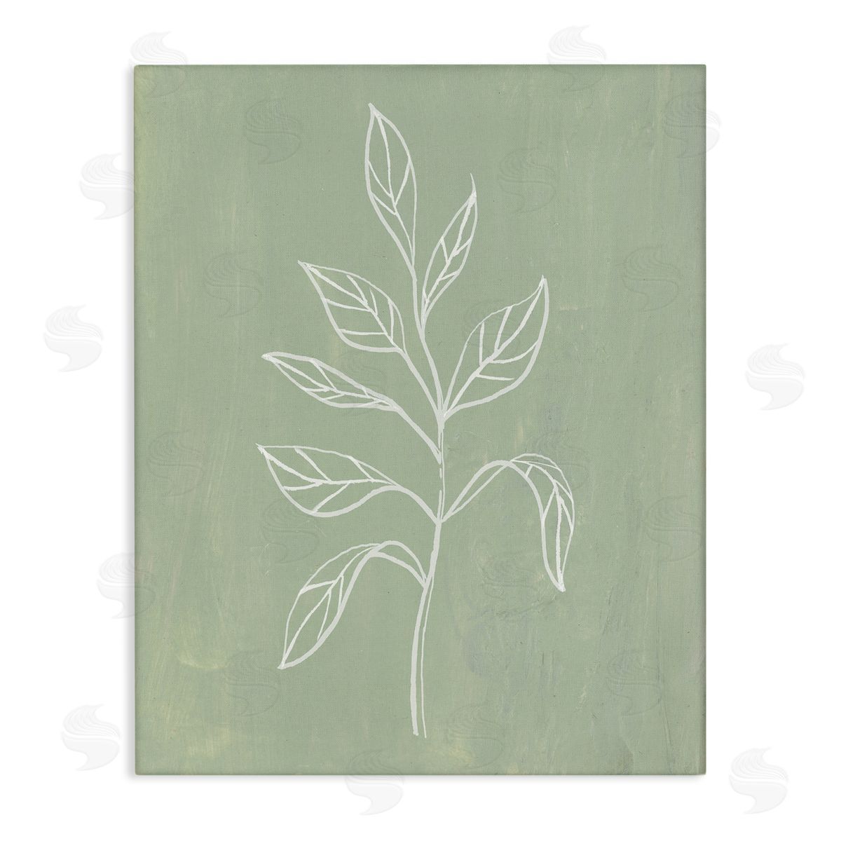 Patricia Pinto Drooping Plant Leaves Canvas Wall Art Print