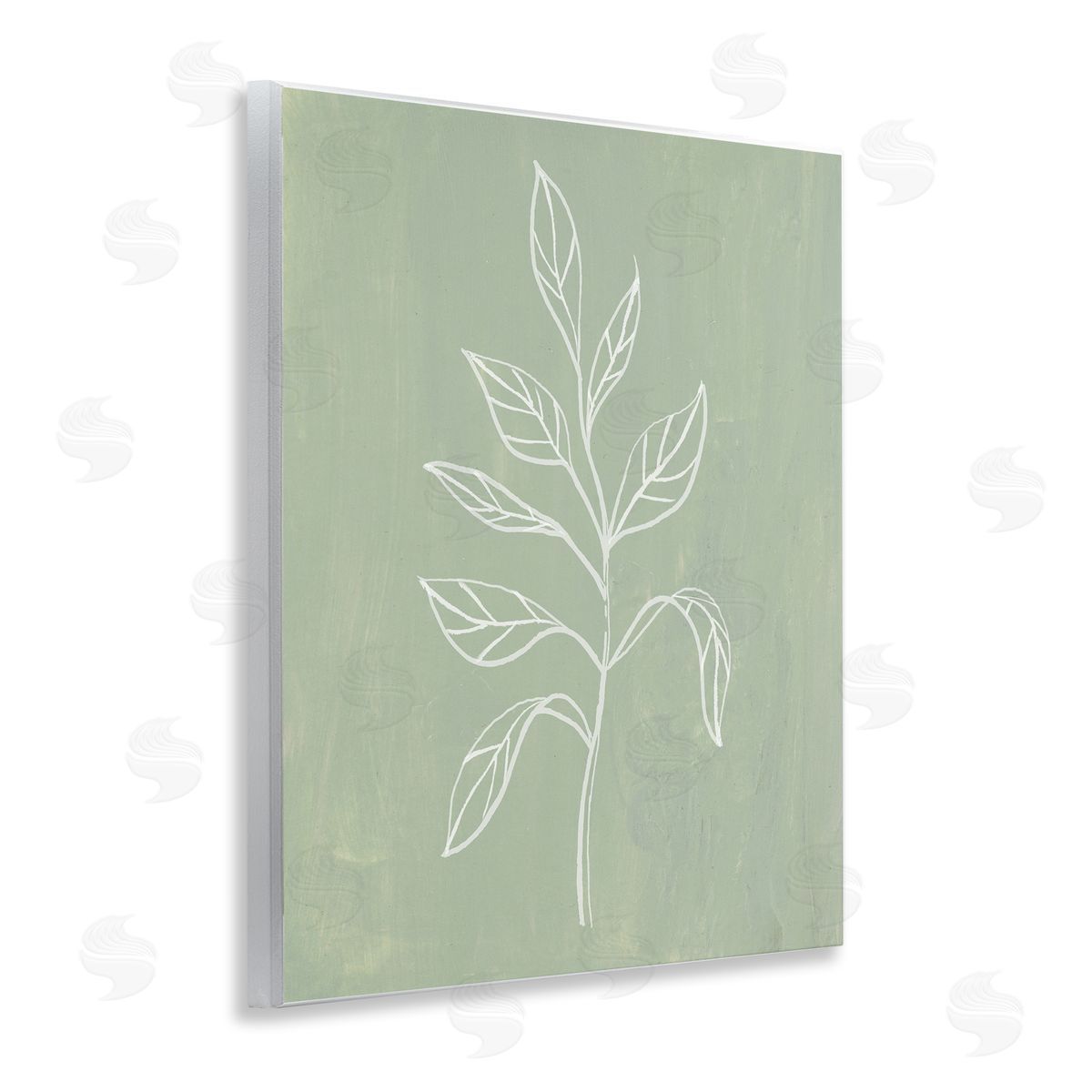 Patricia Pinto Drooping Plant Leaves Wooden Wall Plaque Art Print