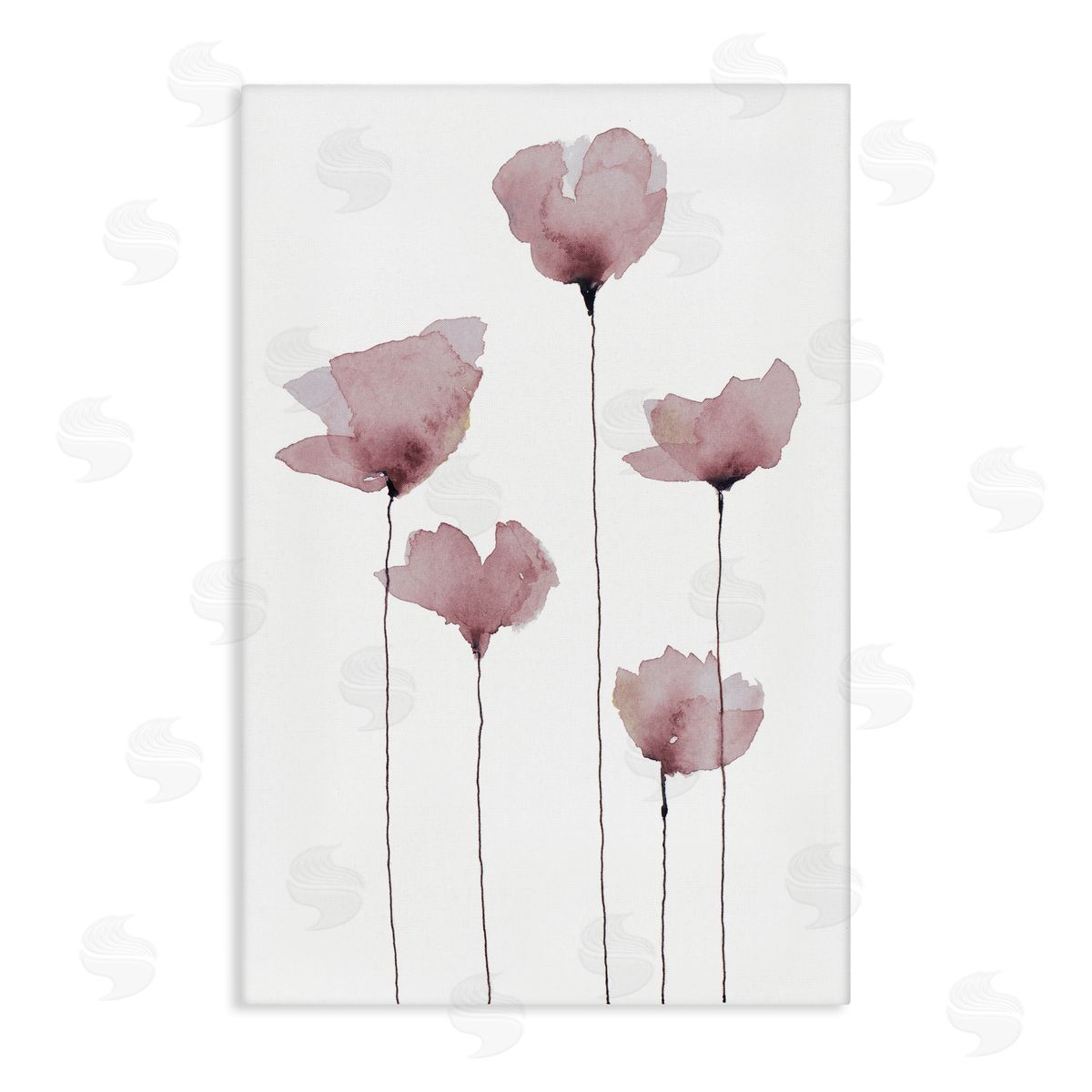 Krinlox Standing Tall Blossoms Canvas Wall Art Print