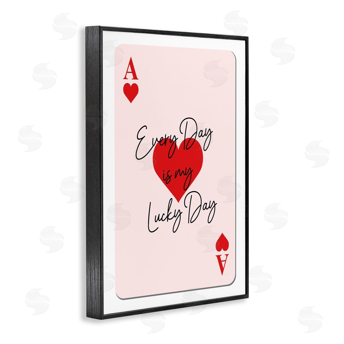 Martina Pavlova Lucky Day Card Design Black Framed Giclee Wall Art Print