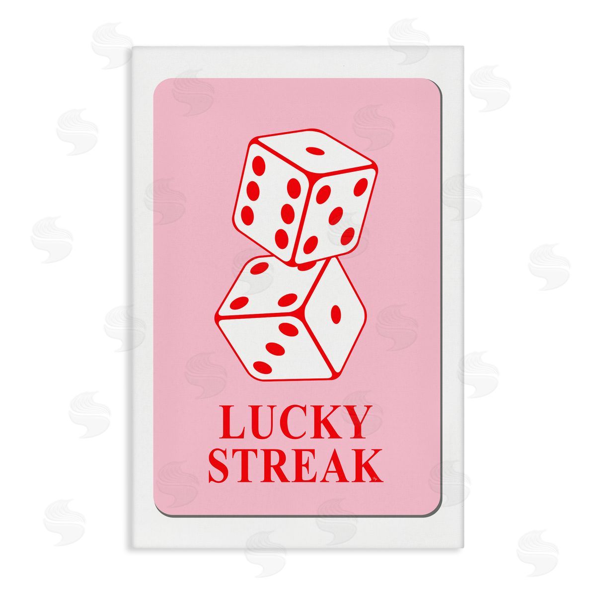 Martina Pavlova Lucky Streak Dice Canvas Wall Art Print