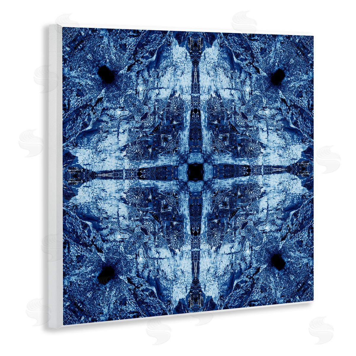 El Perkin Modern Mosaic Pattern Wooden Wall Plaque Art Print