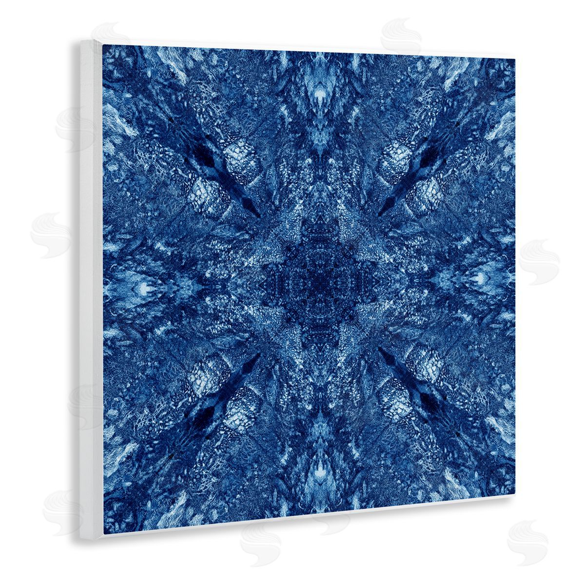 El Perkin Centric Symmetry Pattern Wooden Wall Plaque Art Print
