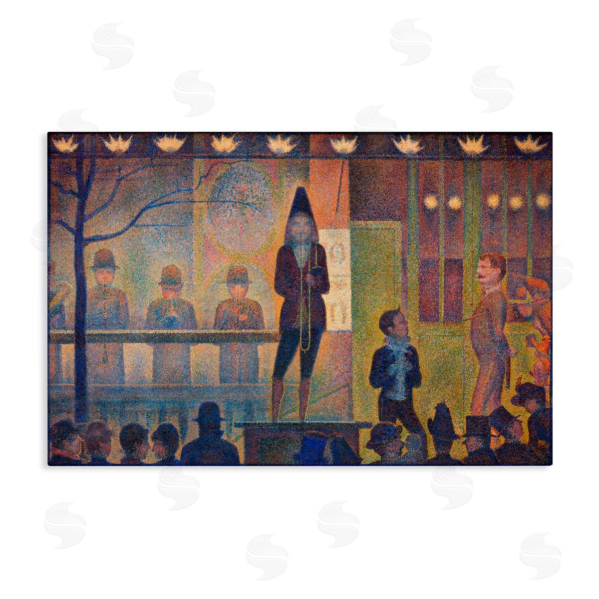one1000paintings Classic Circus Sideshow Canvas Wall Art Print