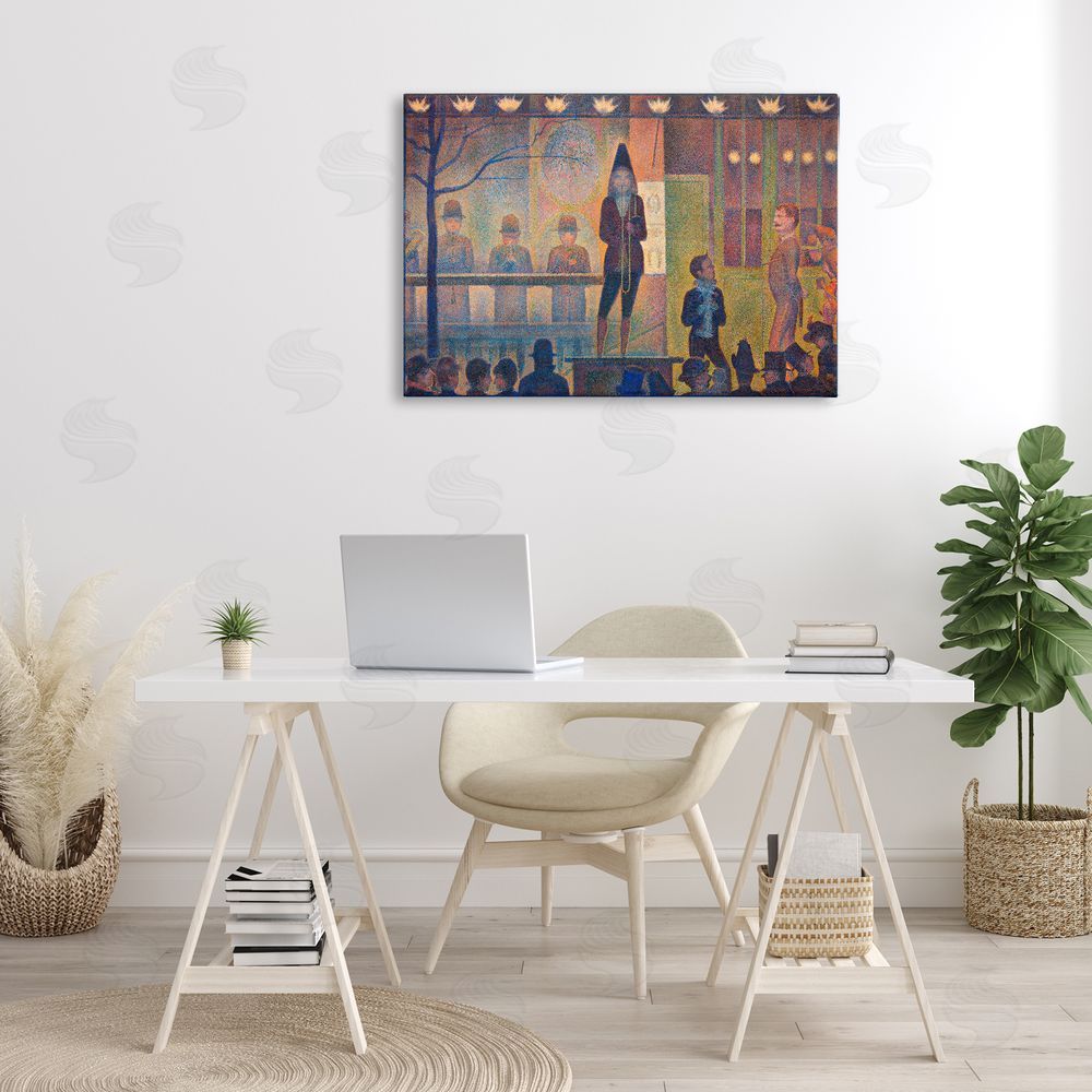 one1000paintings Classic Circus Sideshow Canvas Wall Art Print in Room
