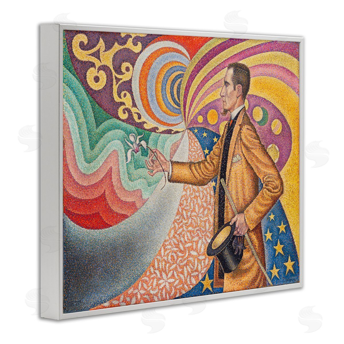 one1000paintings Classical Georges Signac Painting White Framed Giclee Wall Art Print