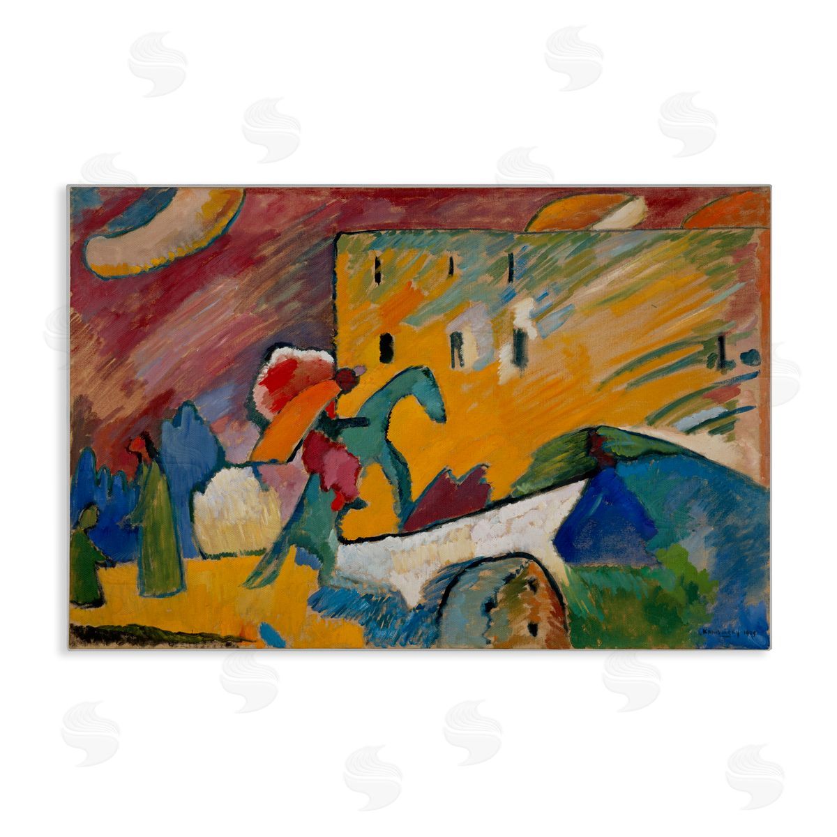 one1000paintings Kandinsky Improvisation Classic Canvas Wall Art Print