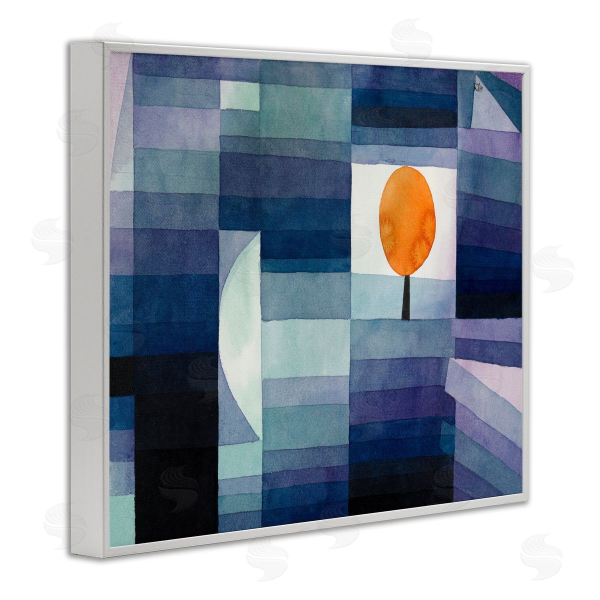 one1000paintings Harbinger Of Autumn Classic White Framed Giclee Wall Art Print