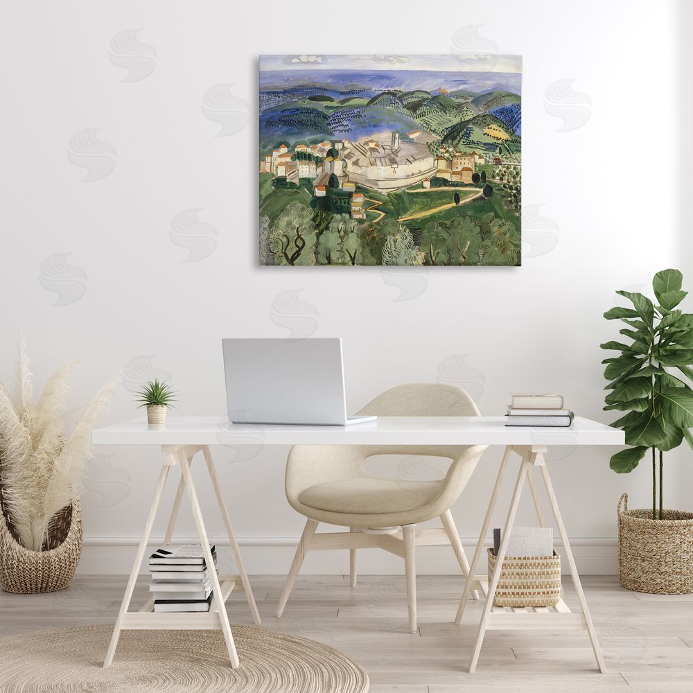 one1000paintings Classic Raoul Dufy Landscape Canvas Wall Art Print in Room