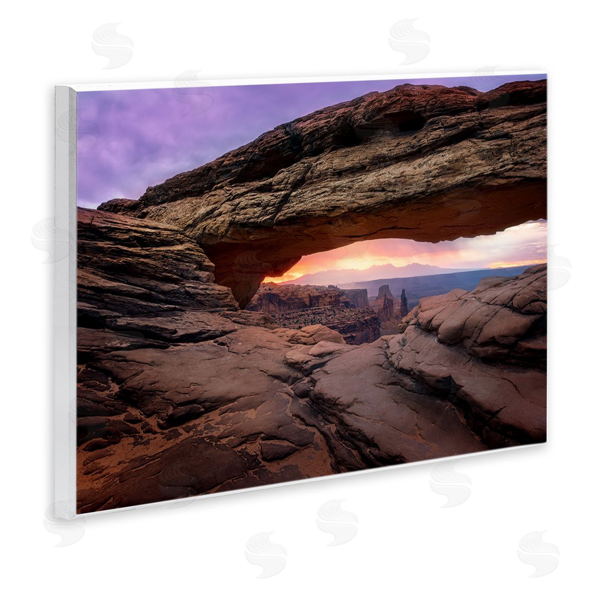Rick Berk Natural Canyon Rock Arch Wooden Wall Plaque Art Print