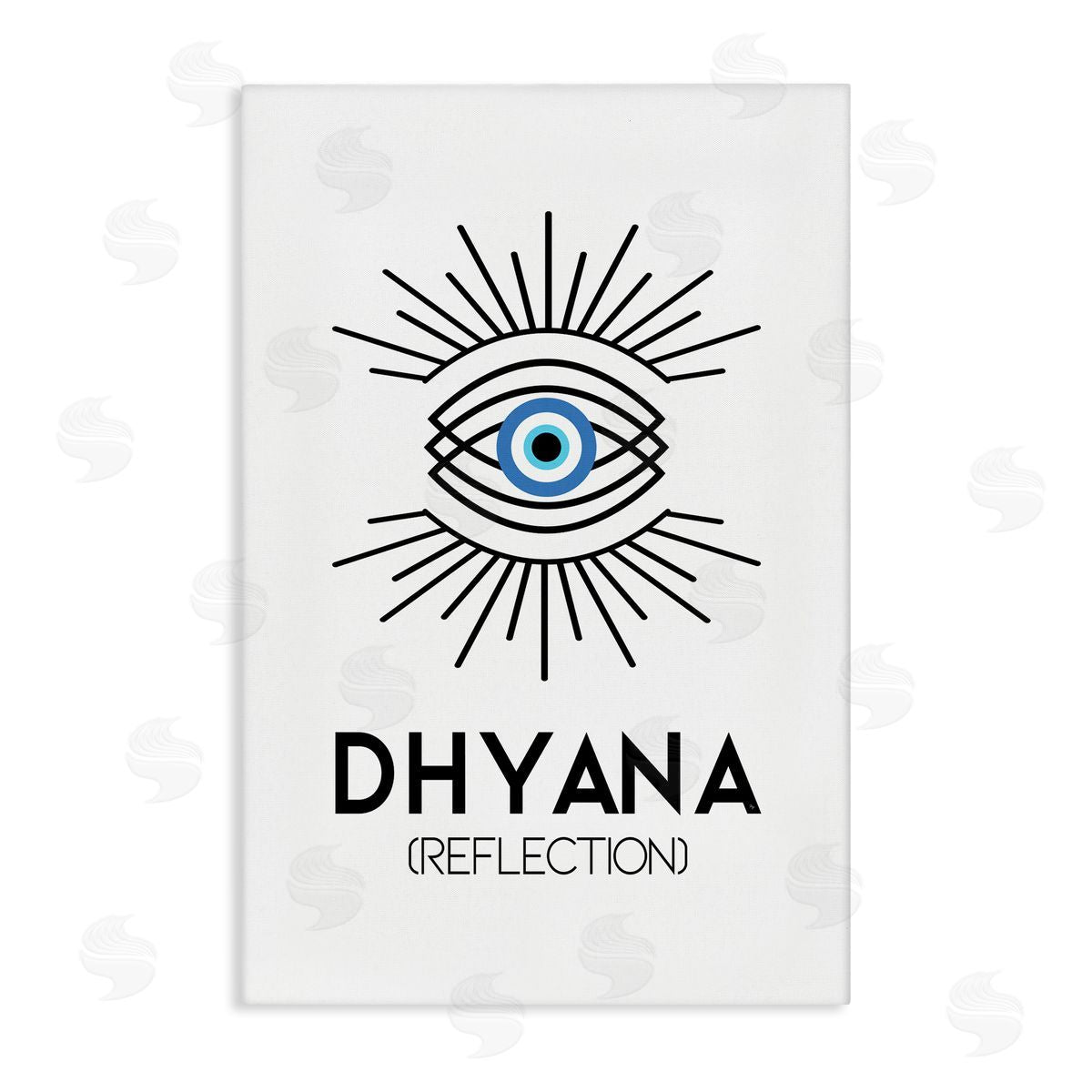 Martina Pavlova Dhyana Reflection Eye Canvas Wall Art Print