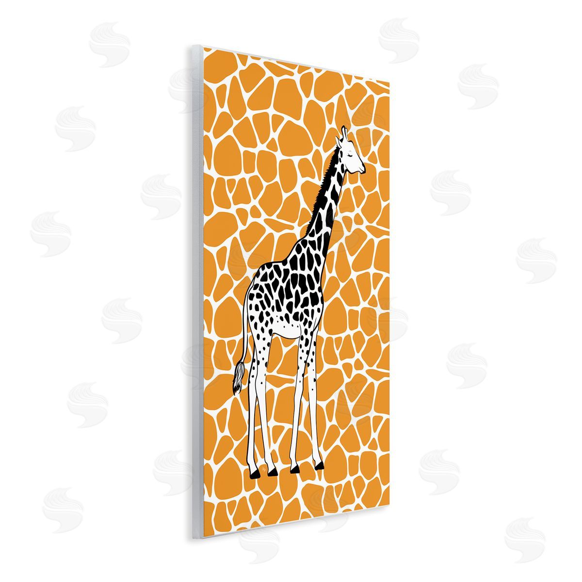 Martina Pavlova Giraffe Spots Pattern Wooden Wall Plaque Art Print