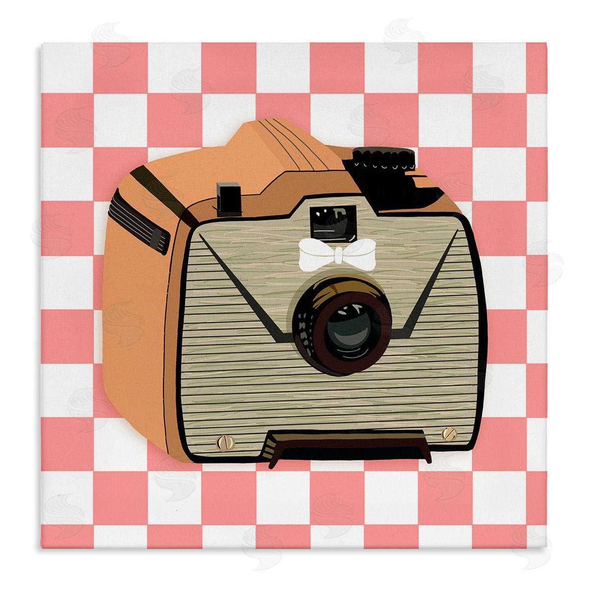 Jen Bucheli Take The Shot Retro Camera Canvas Wall Art Print