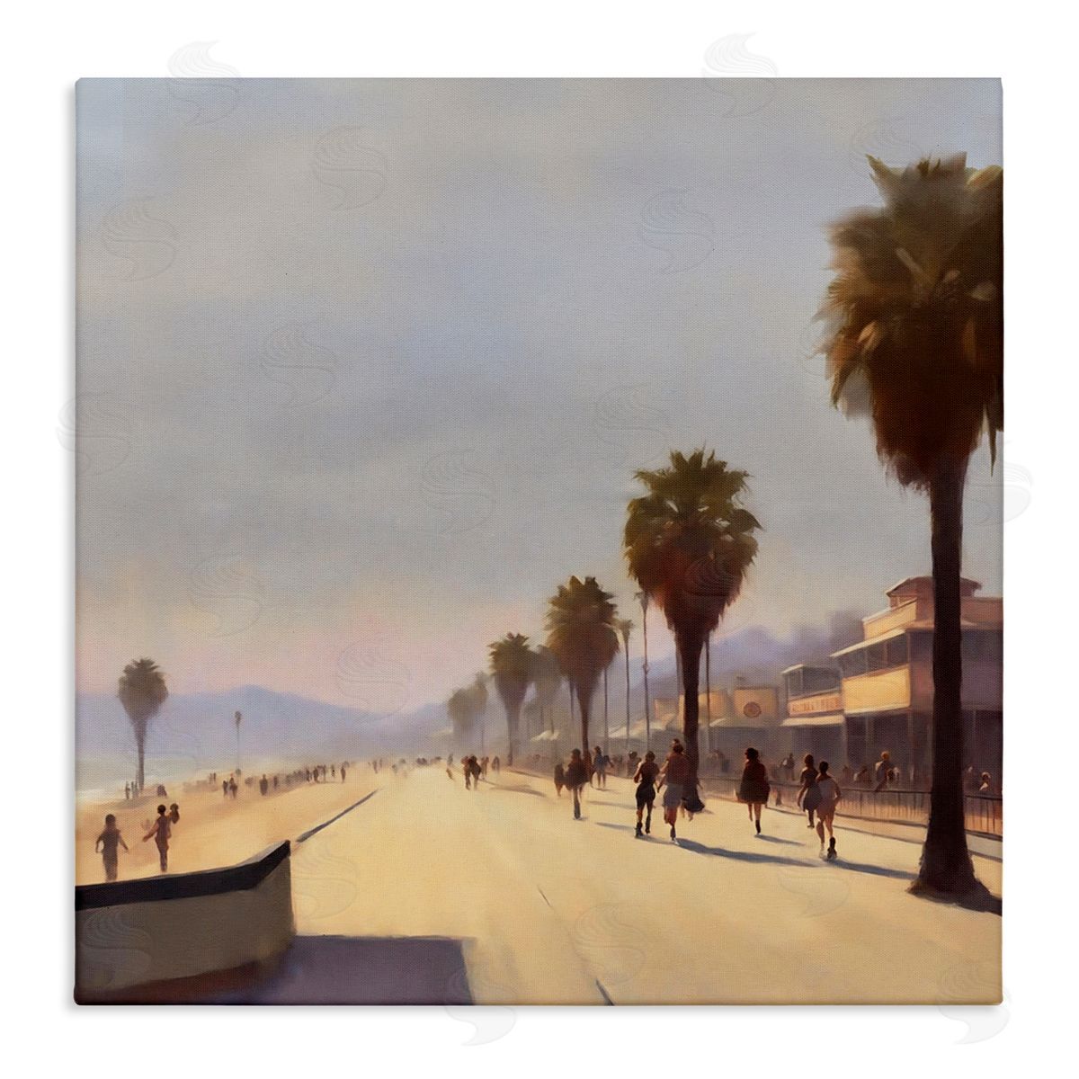 Noah Bay Palm Tree Boulevard Canvas Wall Art Print