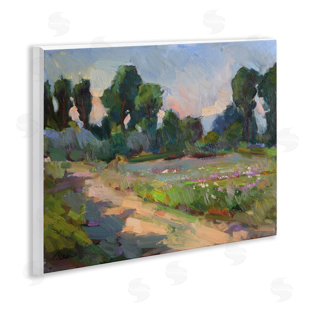 Alexi Fine Idaho Spring Tree Grove Wooden Wall Plaque Art Print