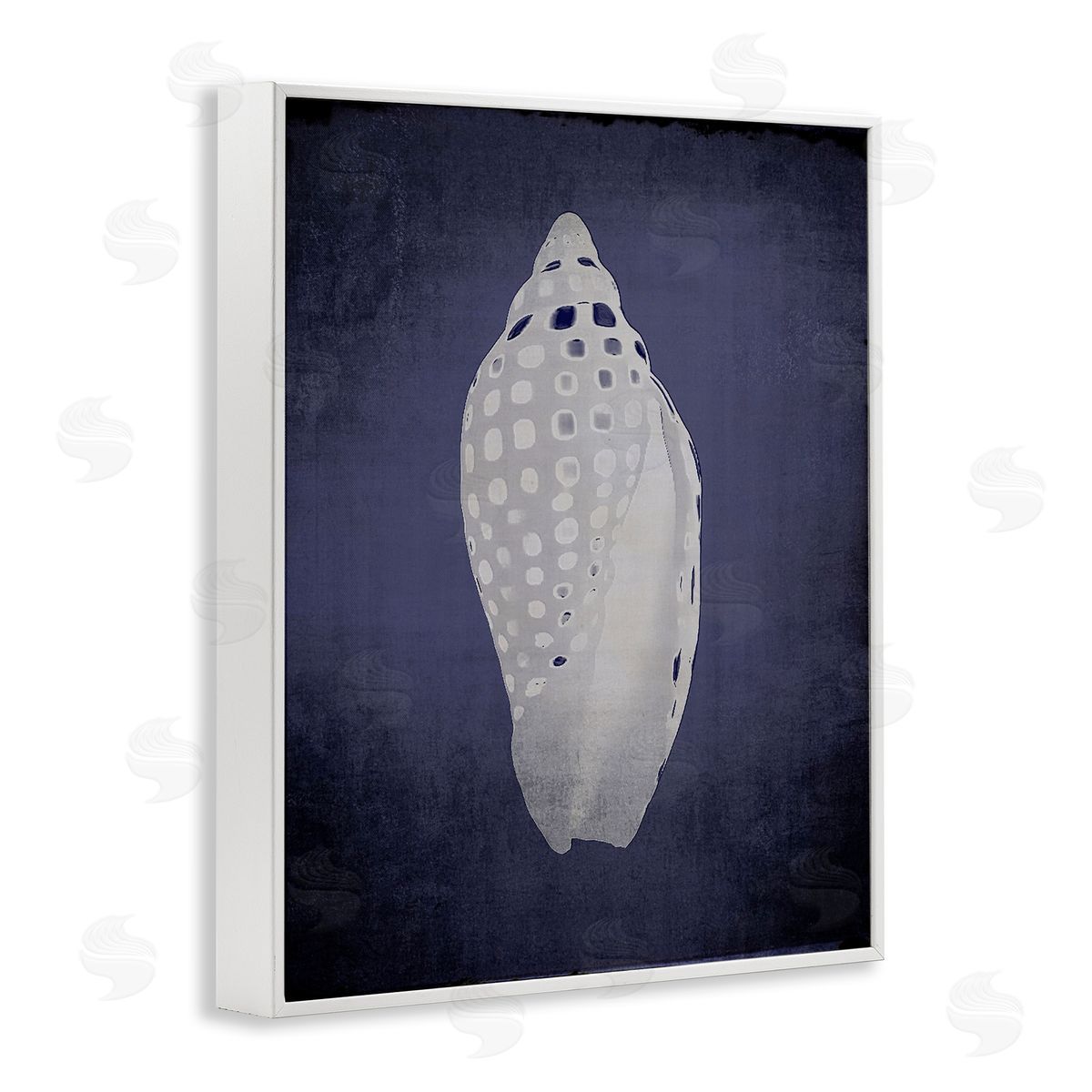 Junonia on Indigo White Frame Print Wall Art, Home Decor by Graffi*tee Studios