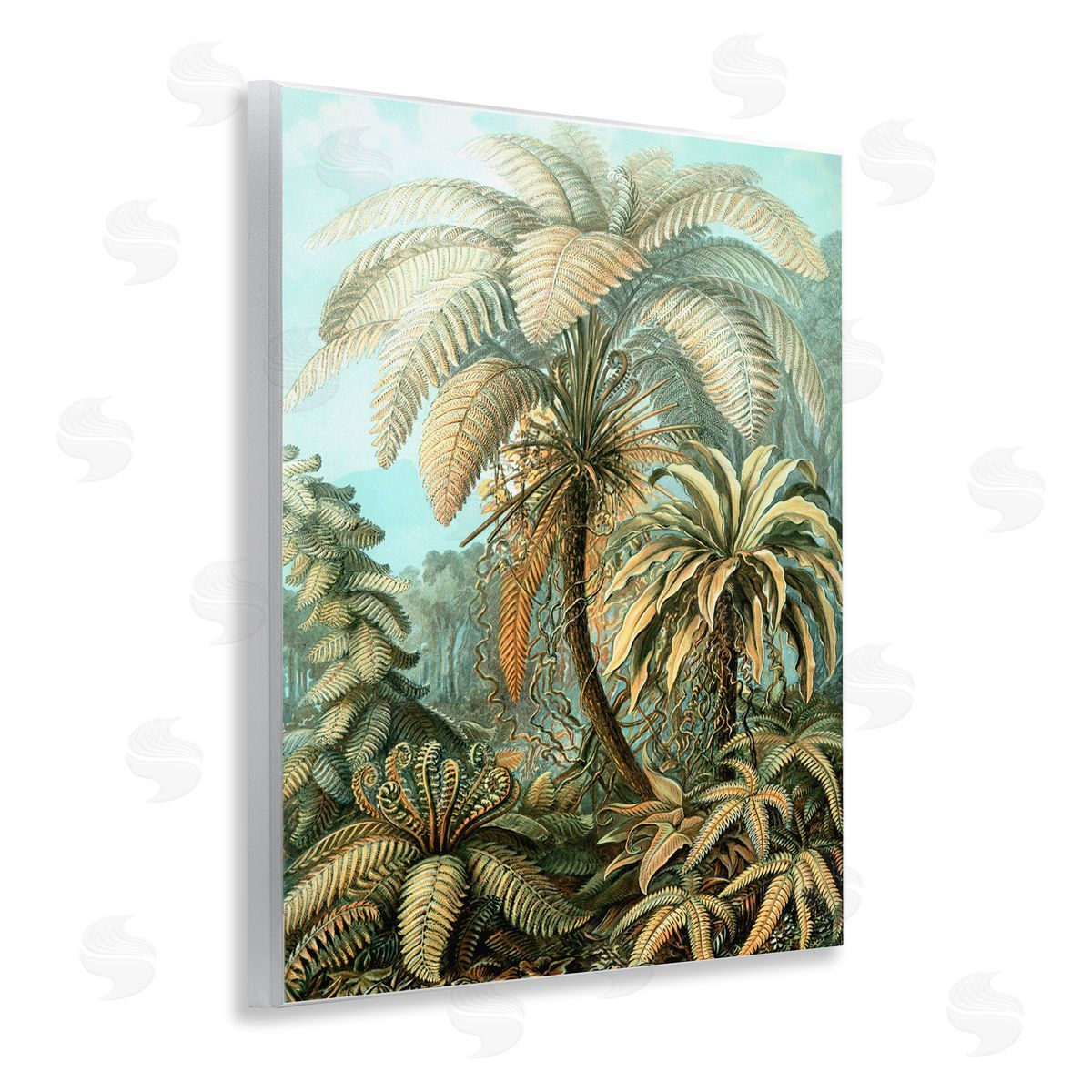 Detailed Palm Tree Leaves Wood Plaque Wall Art, Home Decor by Graffi*tee Studios