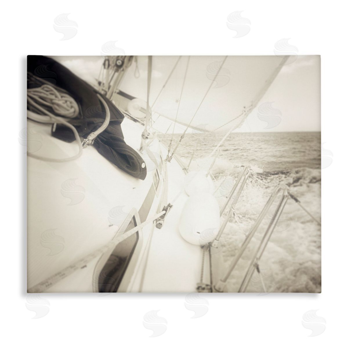 Graffitee Studios Clear Day Sailing Canvas Wall Art Print