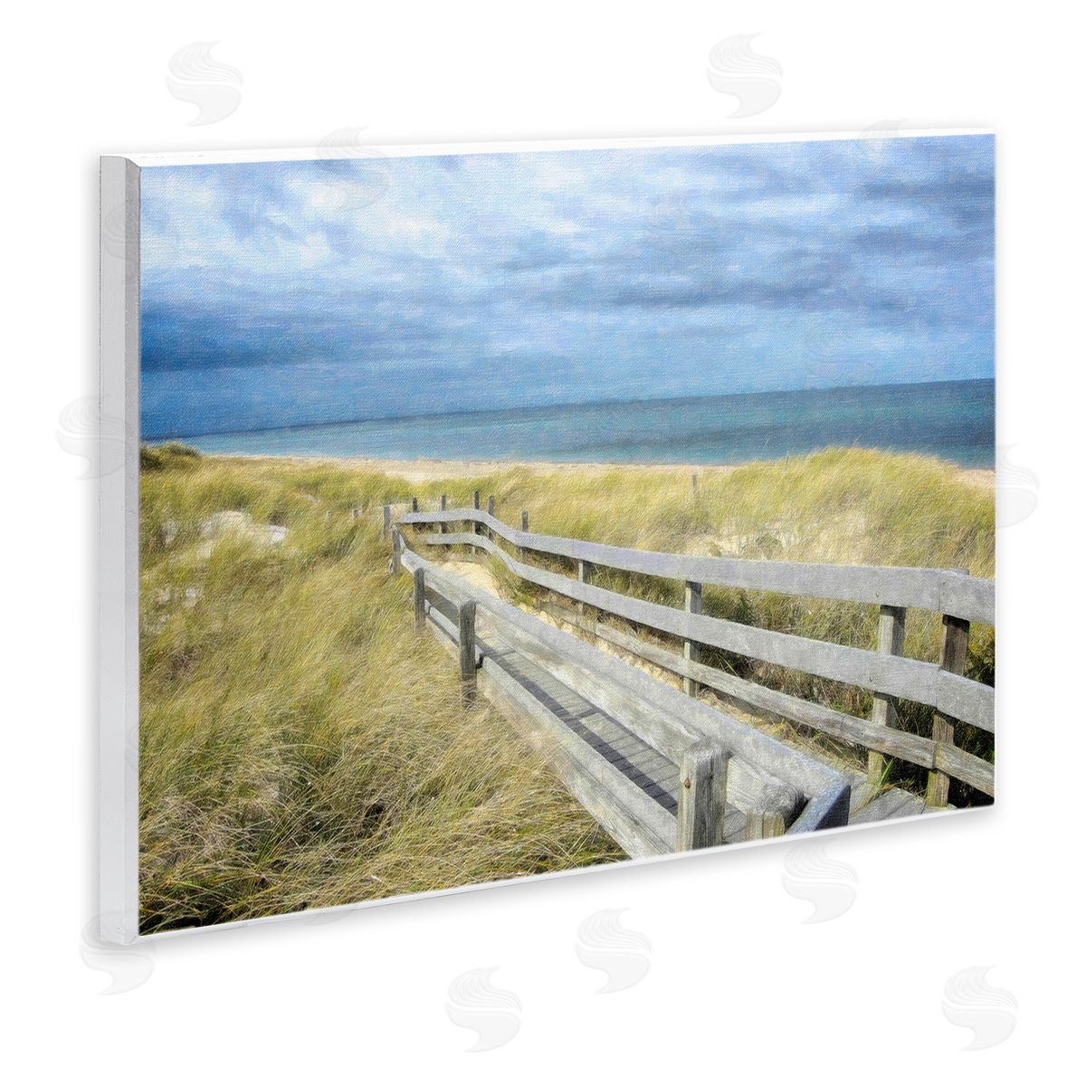 Sandy Boardwalk View Wood Plaque Wall Art, Home Decor by Graffi*tee Studios