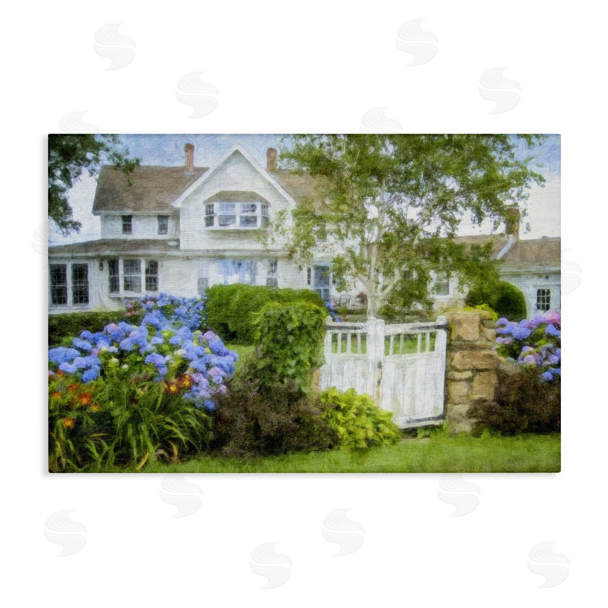 Beach Getaway Cottage Canvas Wall Art, Home Decor by Graffi*tee Studios