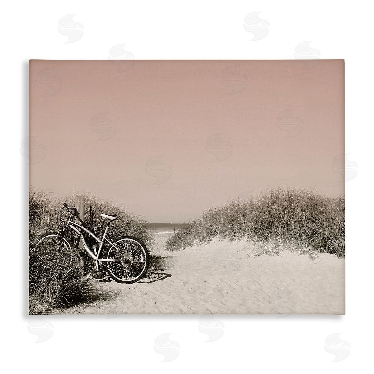 Graffitee Studios Bicycle Ride Paused Canvas Wall Art Print