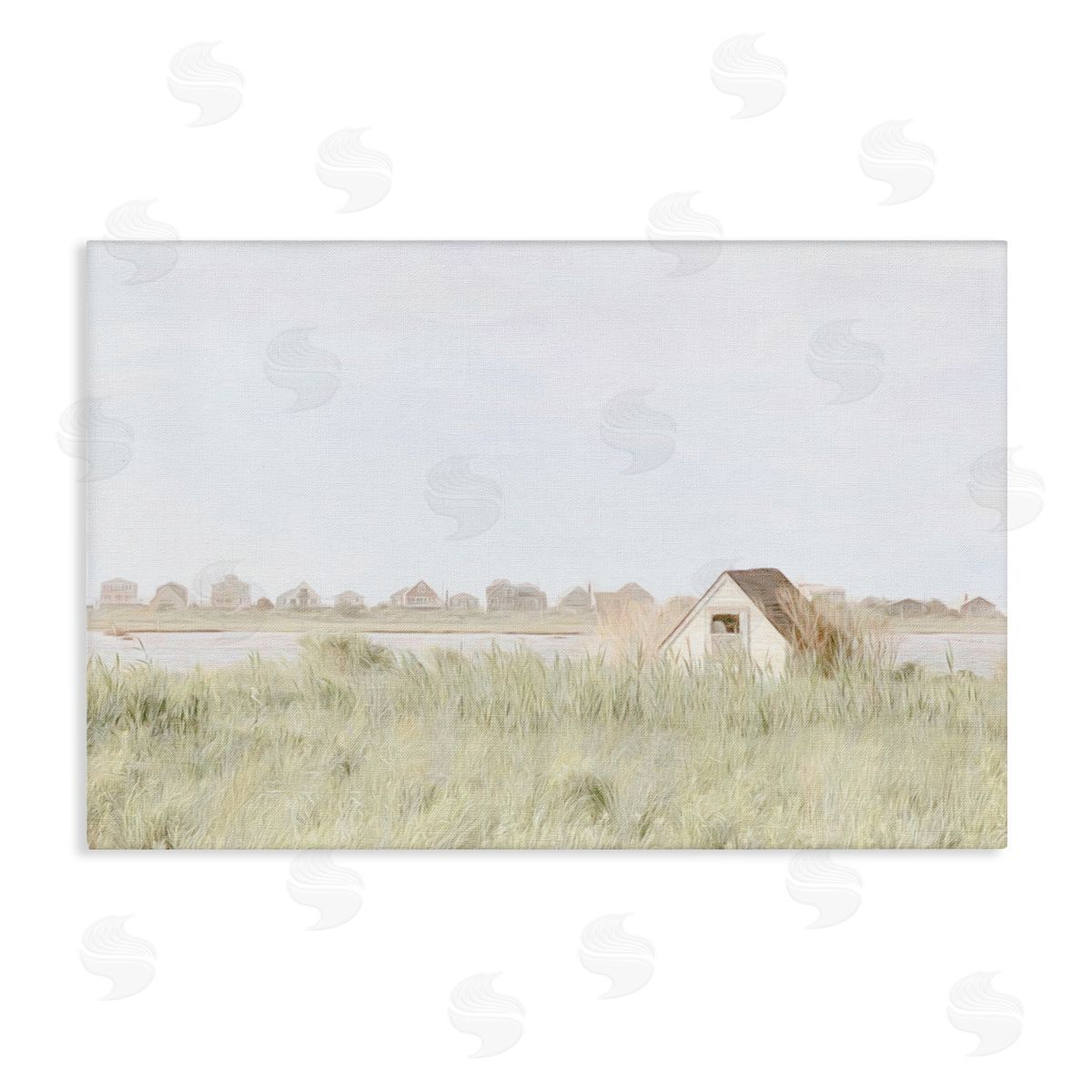Swaying Grass By Cottage Canvas Wall Art, Home Decor by Graffi*tee Studios