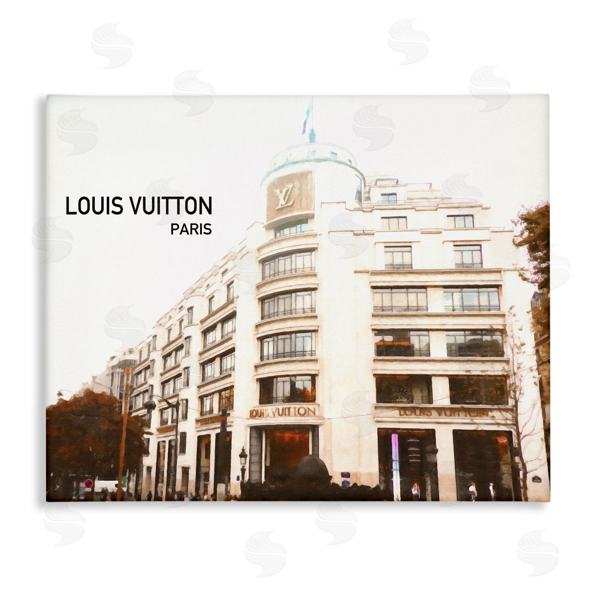 Designer Brand Building Canvas Wall Art, Home Decor by Graffi*tee Studios