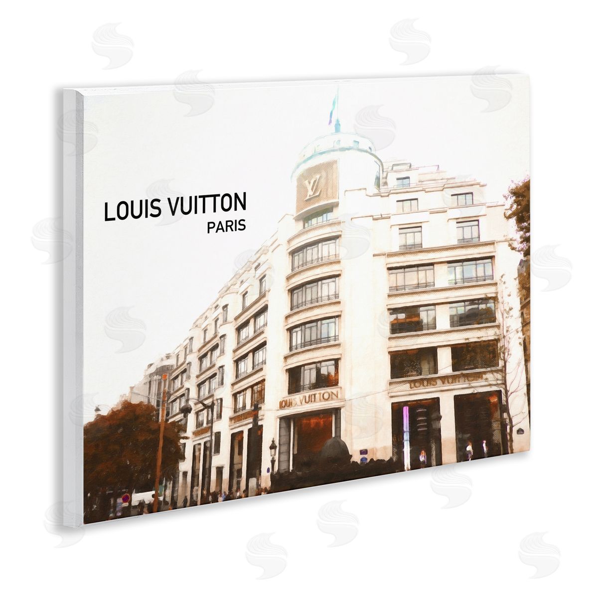 Designer Brand Building Wood Plaque Wall Art, Home Decor by Graffi*tee Studios