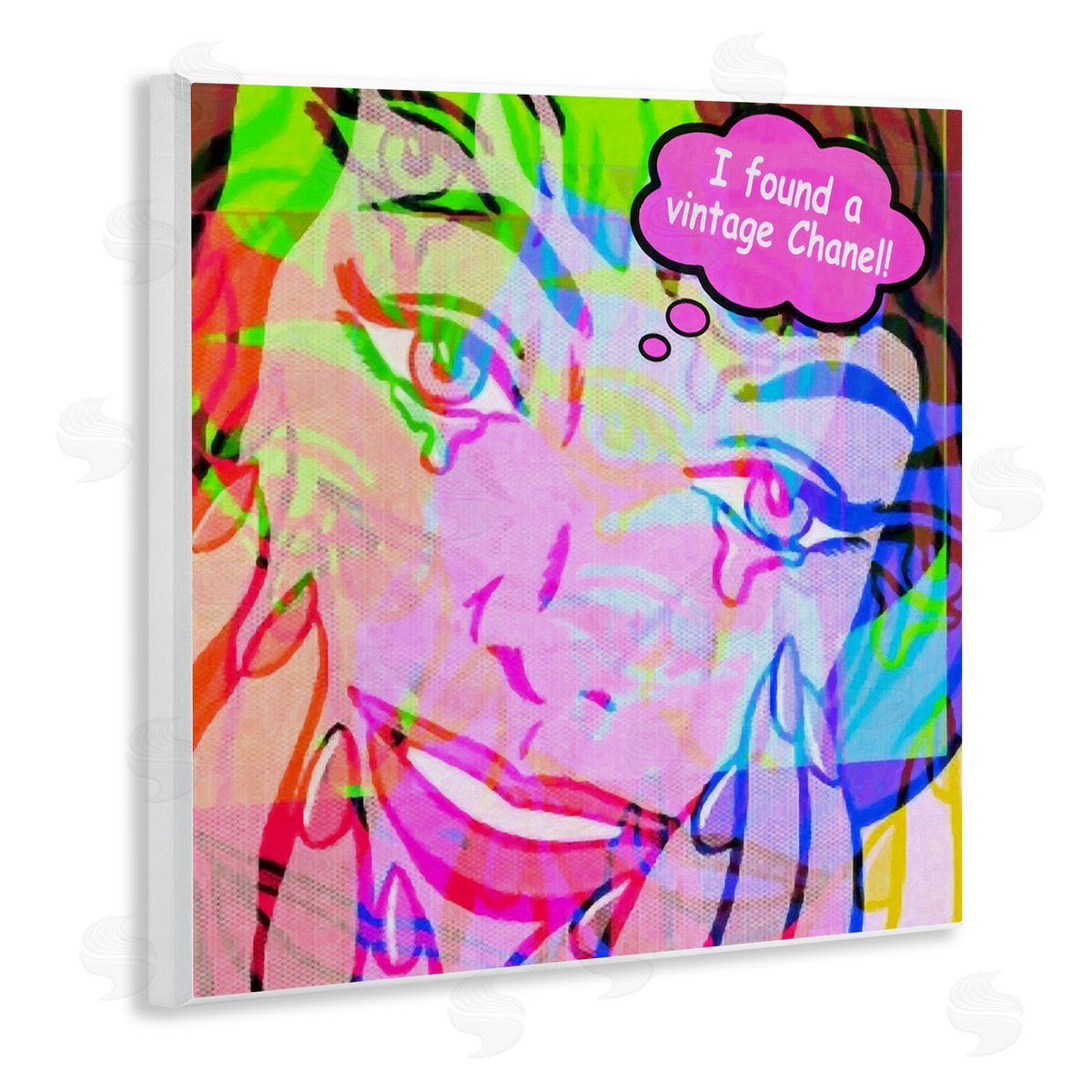 Graffitee Studios Pop Style Fashionista Wooden Wall Plaque Art Print