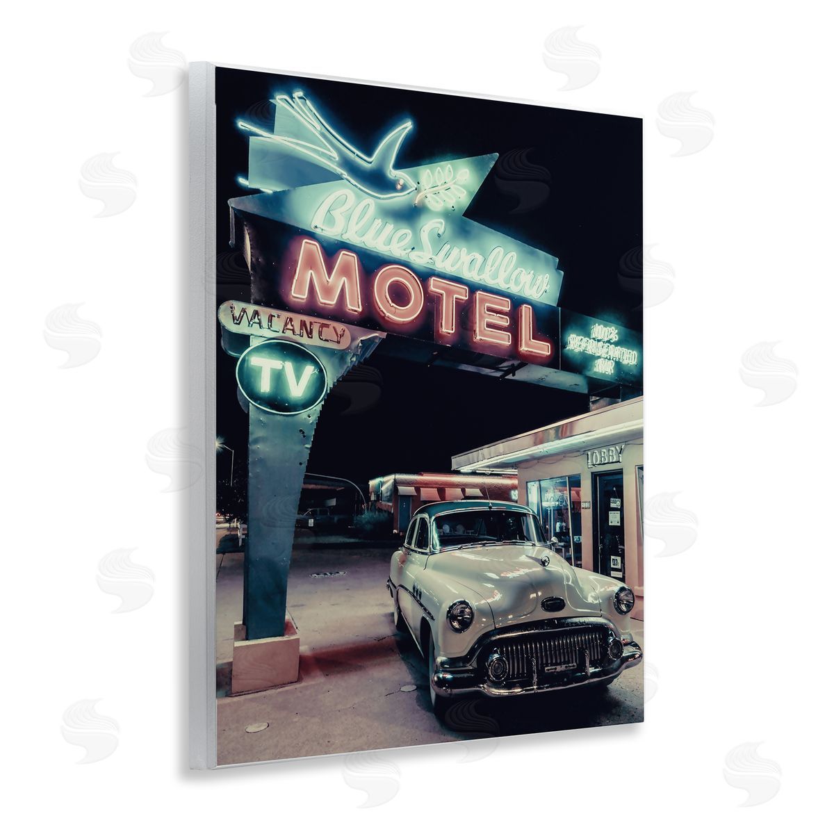 Vintage Motel Getaway Car Wood Plaque Wall Art, Home Decor by Graffi*tee Studios