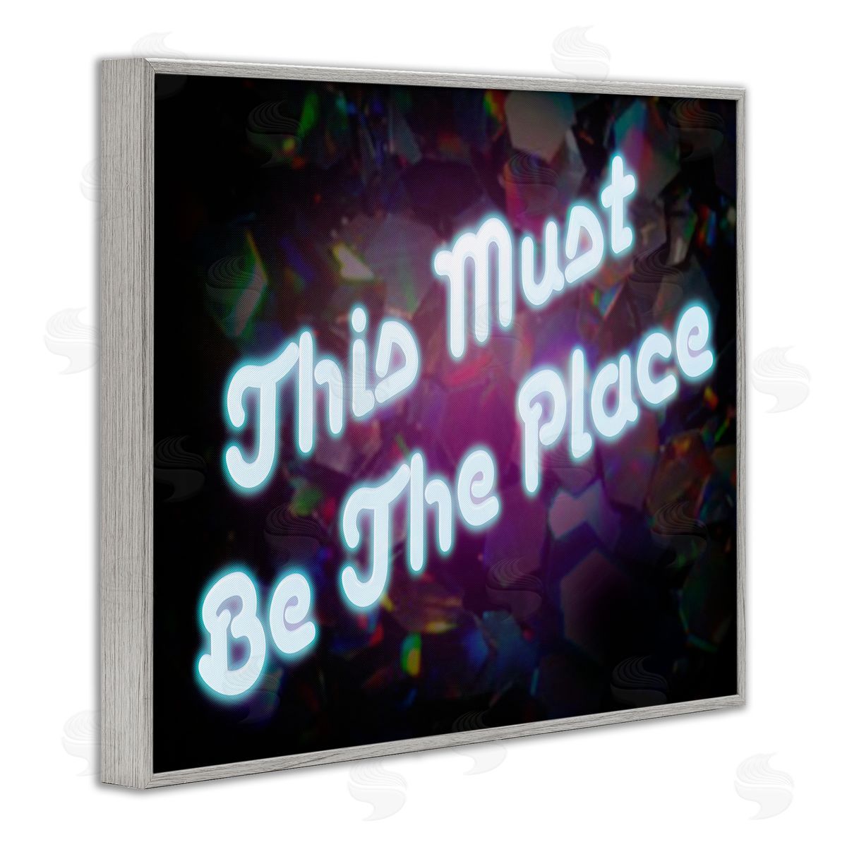 Graffitee Studios This Must Be The Place Gray Framed Giclee Wall Art Print