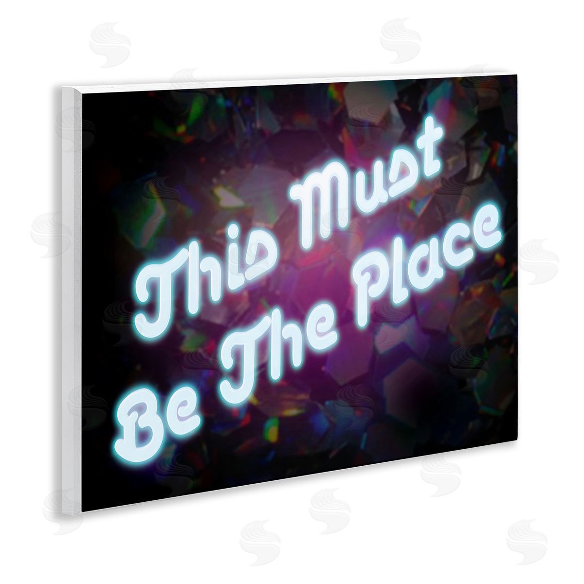 Graffitee Studios This Must Be The Place Wooden Wall Plaque Art Print
