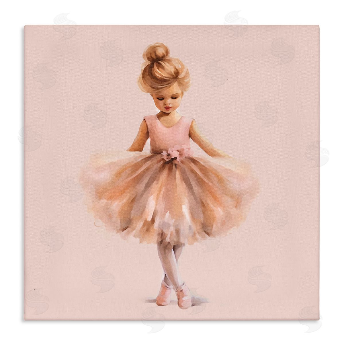 Andrea Haase Pink Ballerina Girl Canvas Wall Art Print
