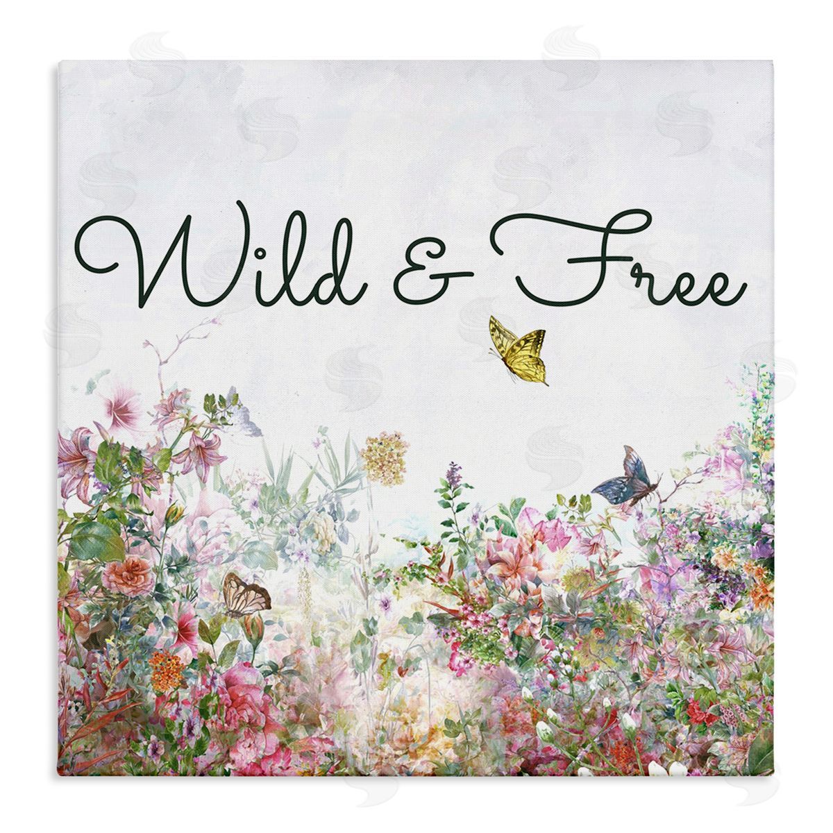 Karen Smith Wild & Free Butterflies Canvas Wall Art Print