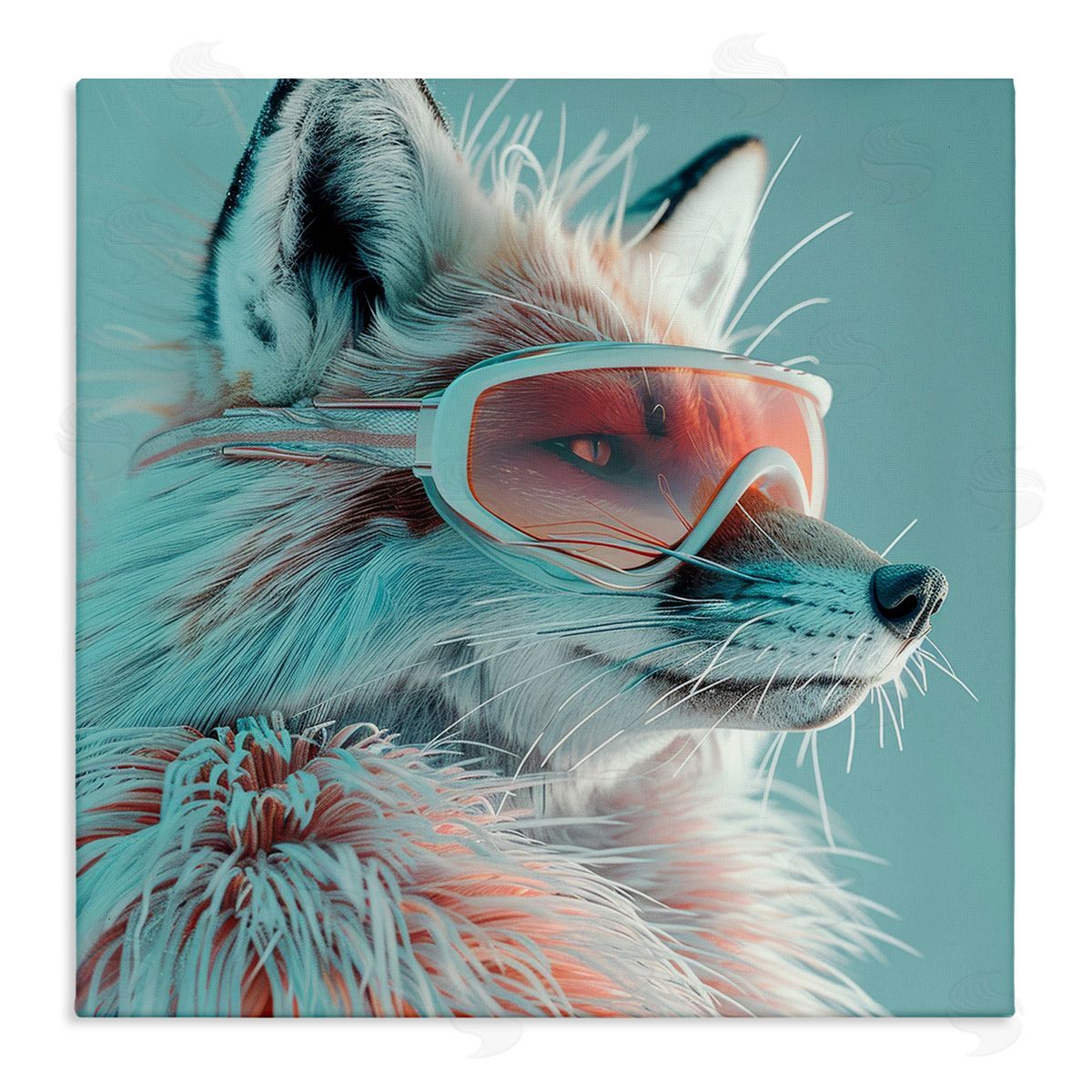 Lazar Studio Winter Whimsy Fox Canvas Wall Art Print