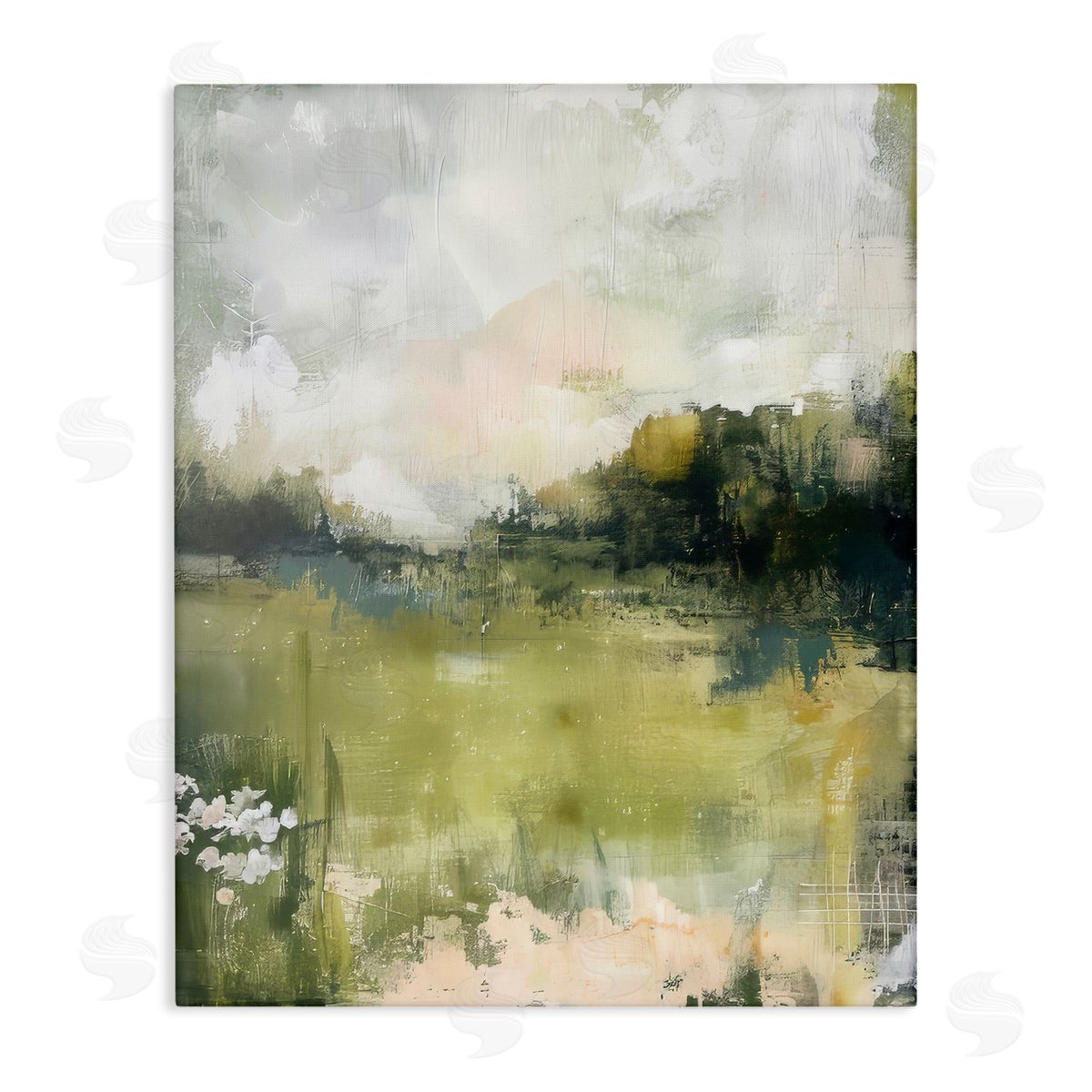 Scenic Faded Atmosphere Canvas Wall Art, Home Decor by Irena Orlov