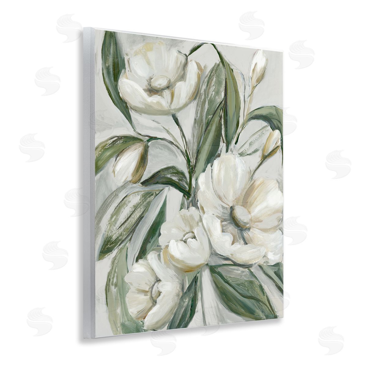 Bountiful Apple Blossoms Wood Plaque Wall Art, Home Decor by Hannah Dawson