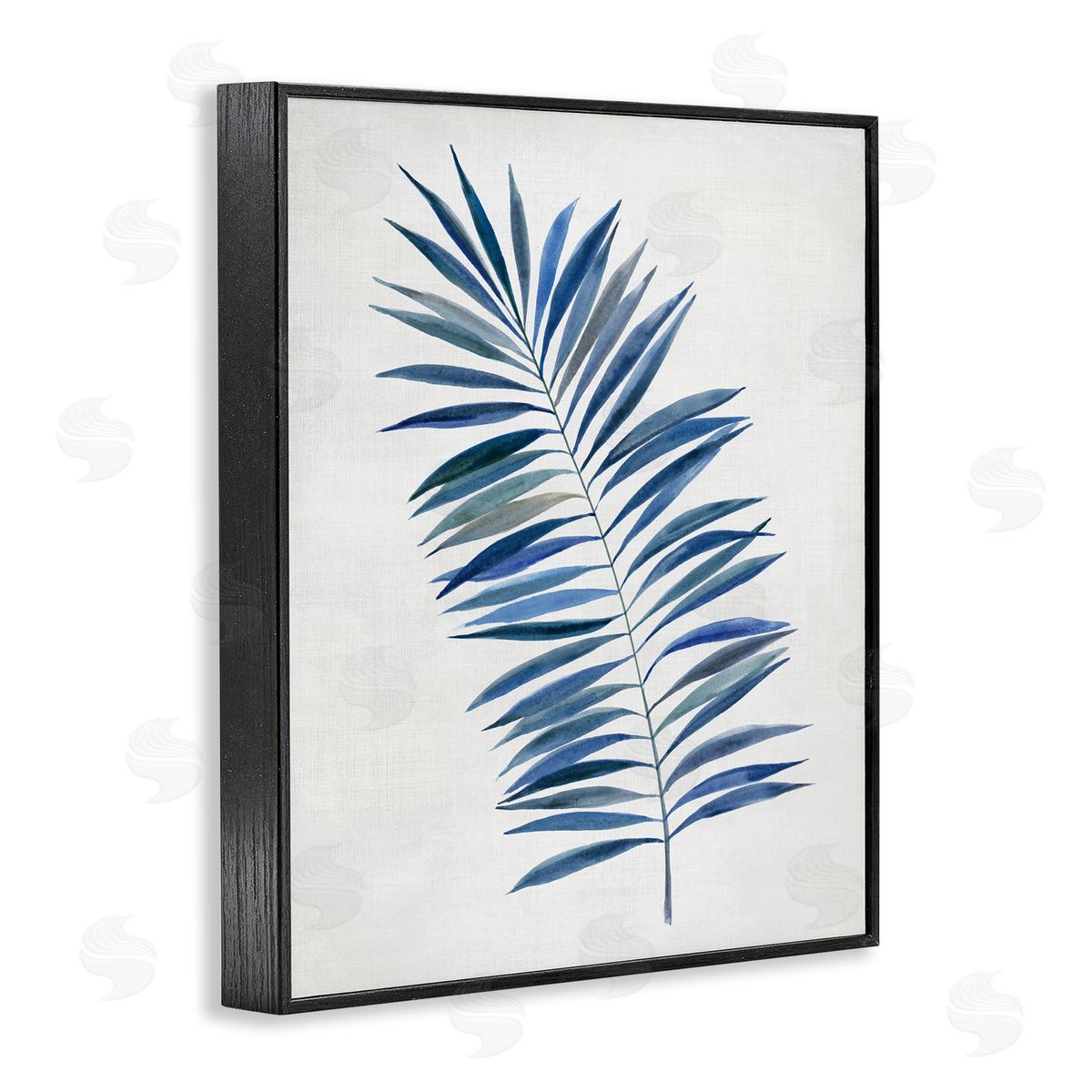 Simple Palm Leaf Black Frame Print Wall Art, Home Decor by Hannah Dawson