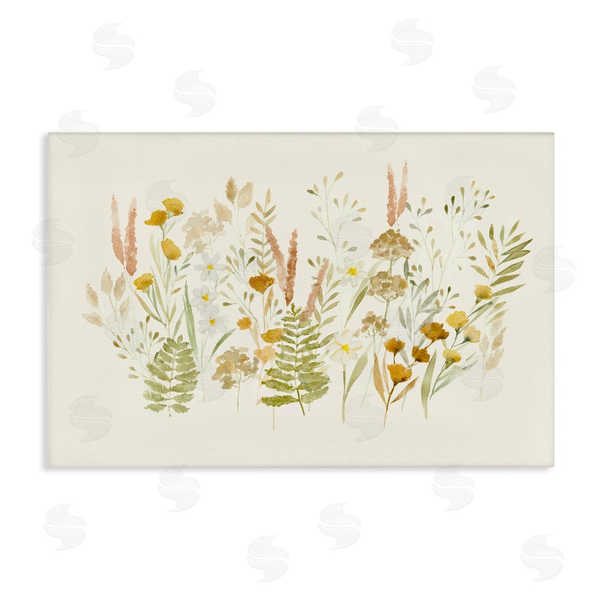 Wild Cottage Blooms Canvas Wall Art, Home Decor by Hannah Dawson