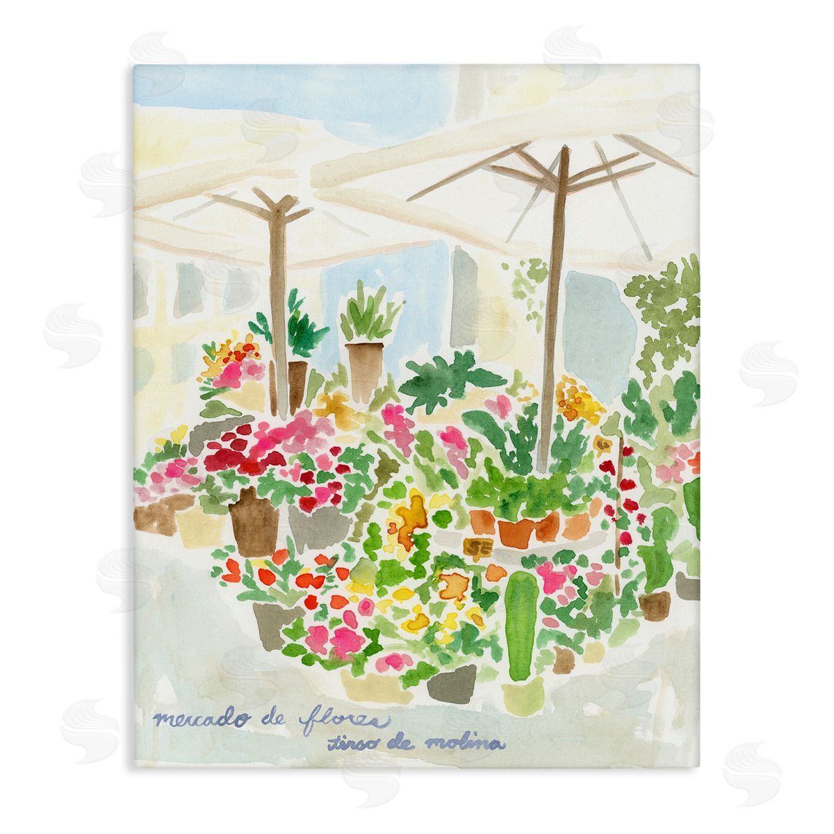 Canopy Covered Garden Canvas Wall Art, Home Decor by June Erica Vess